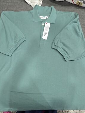 Lacoste Men's Polo Shirt in Mint Green